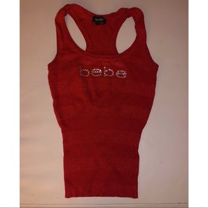 Red Bebe tanktop